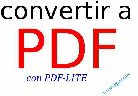 convertir a pdf